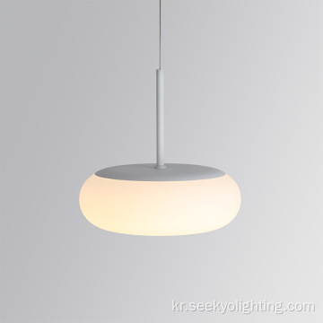 흰색 펜던트 램프 현대 부엌 펜던트 램프 식사